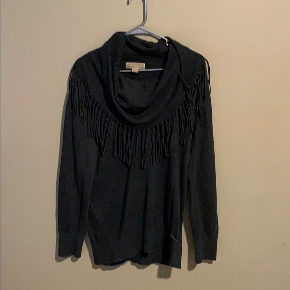 Micheal Kors fringe sweater